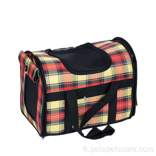 Polyester Floral Pet Carriers Chats Pet Cages Carriers